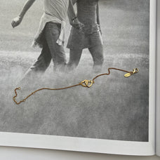 Load image into Gallery viewer, Double Hearts Bracelet in Solid Silver and plated in 18ct Gold