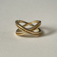 Load image into Gallery viewer, Multi Energy Handcrafted Ring in Sterling Silver and available in Gold or a Silver Finish 
