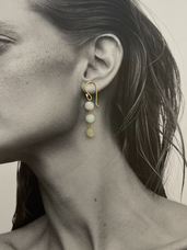 Load image into Gallery viewer, Opaque Earrings with Morgonite gemstones evoke a sense of peace, joy and inner stregth and you can experience these when to add these earrings as a finishing touch to your outfit.&lt;/p&gt;&lt;p&gt;All the Earrings in our collection are delicately and expertly handcrafted in &lt;strong&gt;925 Sterling Silver&lt;/strong&gt; and are all available in a Silver or Gold Finish