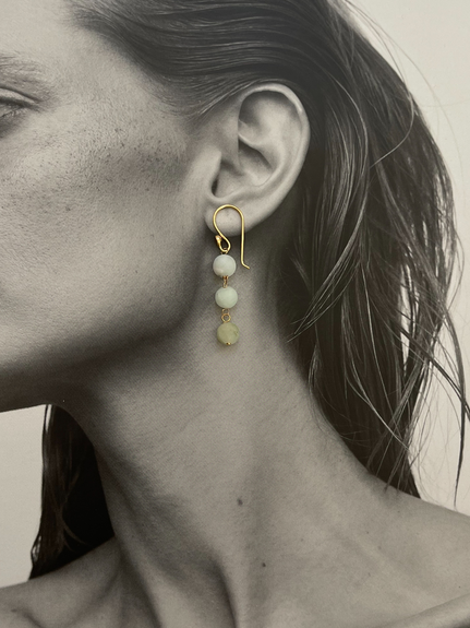 Opaque Earrings with Morgonite gemstones evoke a sense of peace, joy and inner stregth and you can experience these when to add these earrings as a finishing touch to your outfit.</p><p>All the Earrings in our collection are delicately and expertly handcrafted in <strong>925 Sterling Silver</strong> and are all available in a Silver or Gold Finish