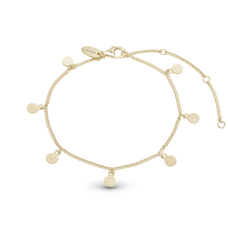 Load image into Gallery viewer, Spots Bracelet handcrafted in Sterling Silver and finished with an 18 Gold plating