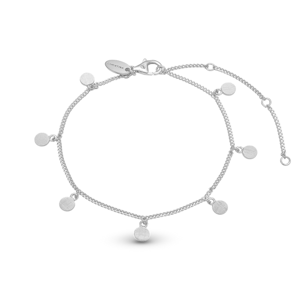 Spots Bracelet handcrafted in Sterling Silver and finished with a Rhodium plating