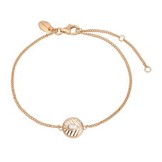 Load image into Gallery viewer, Open Leaf Bracelet Gold with Gemstones