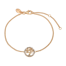 Load image into Gallery viewer, Topaz Tree Of Life Bracelet Gold with Gemstones