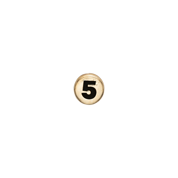 Number 5 Watch Element Gold