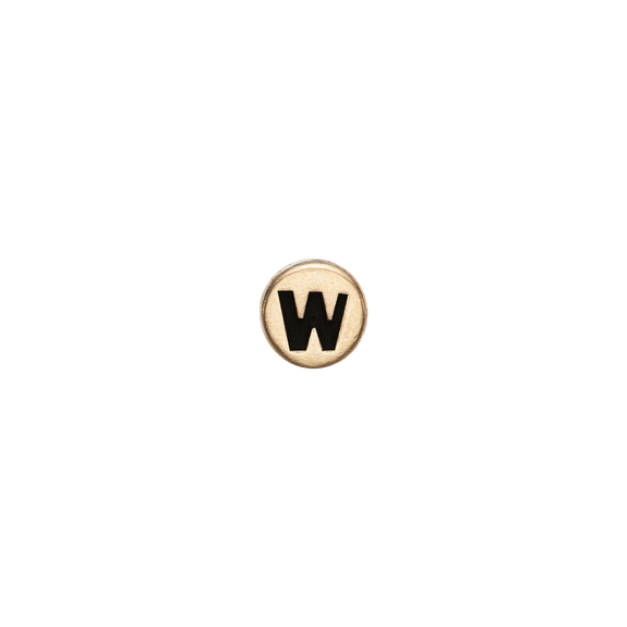 Letter W Watch Element Gold 