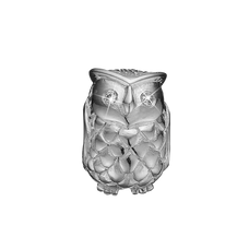 Load image into Gallery viewer, You can achieve anything you wish in life or go anywhere because you have the opportunity and the ability to do so. The Symbol of Wisdom, this handcrafted Wise Owl Charm with Real Topaz Gemstones celebrates the exciting time of Graduation. Handcrafted in Silver finished with a Gold or Rhodium Plating