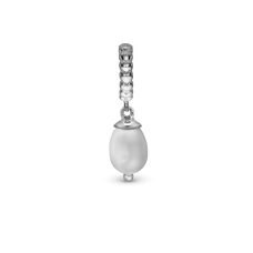 Load image into Gallery viewer, True Pearl Pendant Charm handcrafted in Sterling Silver for charm bracelets