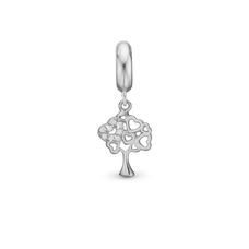 Load image into Gallery viewer, Tree of Hearts Pendant Charm handcrafted in Sterling Silver for charm bracelets