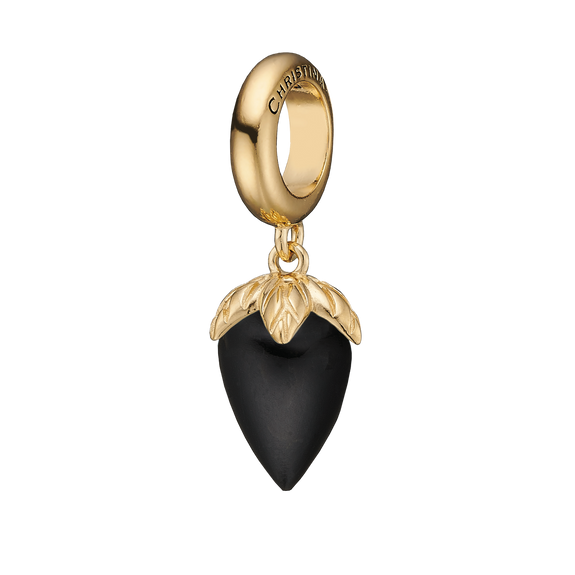 The Black Chalcedony Pendant and Necklace.  The Colourful Collection by Christina is the perfect way to add a beautiful and colourful REAL gemstone to your jewellery collection.  The Black Chalcedony is the gemstone of truth, independence and wisdom and it is cut beautifully to make this wonderful pendant