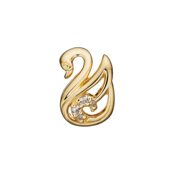 The Beauty Charm, crafted in Sterling Silver & available in a Silver or Gold Finish, the Swans are all about grace, beauty, love, loyalty, and trust. They teach us to be loyal and faithful to the ones we love. As Swans partner for life, this is the perfect charm to celebrate a lasting partnership and a soulmate.