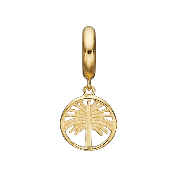 The Victory Hanging Charm, handcrafted in Sterling Silver & available in Silver or with an 18ct Gold Finish. The Palm is not only a symbol of Victory and Triumph but also of Peace, and Eternal Life. Great gift for friend that just passed their exams, driving test or even who has just Graduated.