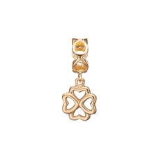 Load image into Gallery viewer, Moving Foursome Hanging Charm, Hand Crafted in 925 Sterling Silver finished with either Rhoduim Plating or 18kt Gold