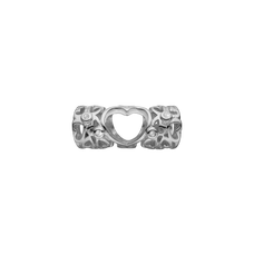 Load image into Gallery viewer, Petite Forever &amp; Ever Tube, Hand Crafted in 925 Sterling Silver finished with either Rhoduim Plating or 18kt Gold and further embellished with Four White Topaz  gemstones