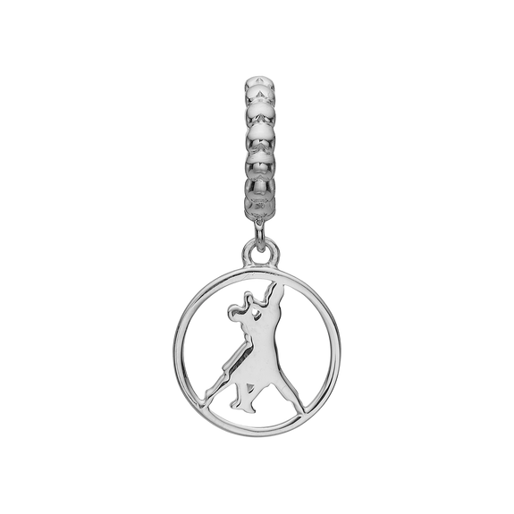 The Let's Dance Hanging Charm, handcrafted in Sterling Silver & is available in a Silver or Gold Finish.  Dancing together with a partner celebrates the happiness, contentment and the togetherness of two people in love.  Perfect gift to a friend that loves dancing or to celebrate that special relationship.