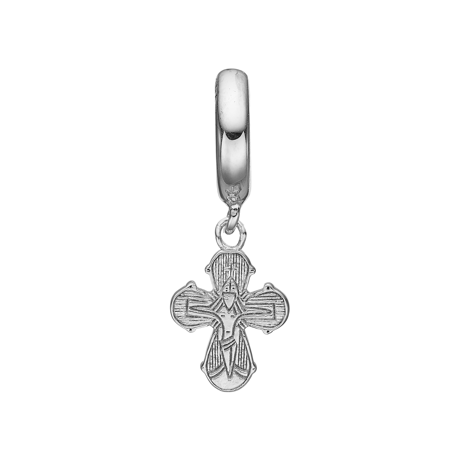 Sterling silver sales cross charm