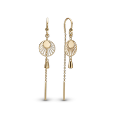Load image into Gallery viewer, Sunset Earrings-People all over the world will stop what they are doing to watch a beautiful sunset. We&#39;re drawn to the sunset&#39;s beauty just as much as what the event signifies.A truly unique and beautifully designed pair of Earrings A must for every  Jewellery lover.All the Earrings in our collection are delicately and expertly handcrafted in 925 Sterling Silver and are all available in a Silver or Gold Finish