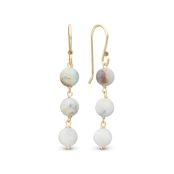 Opaque Earrings with Morgonite gemstones evoke a sense of peace, joy and inner stregth and you can experience these when to add these earrings as a finishing touch to your outfit.</p><p>All the Earrings in our collection are delicately and expertly handcrafted in <strong>925 Sterling Silver</strong> and are all available in a Silver or Gold Finish