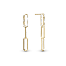 Load image into Gallery viewer, Spirit Earrings handcrafted in Sterling Silver and finished with an 18 Gold plating