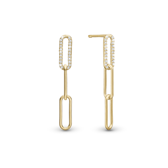 Spirit Earrings handcrafted in Sterling Silver and finished with an 18 Gold plating