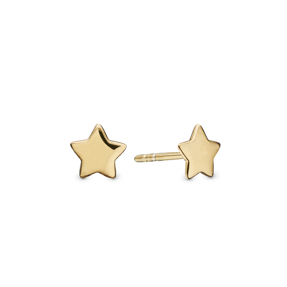 You're a Star Stud Earrings handcrafted in Sterling Silver and finished with an 18 Gold plating