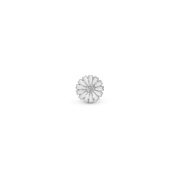 Daisy Single Stud handcrafted in Sterling Silver and finished with a Rhodium plating