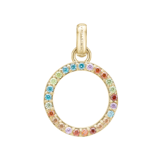 Load image into Gallery viewer, Sparkling Life Goals Pendant handcrafted in Silver and finished with an 18ct Gold Finish.Available as Pendant on its own or with a Necklaces