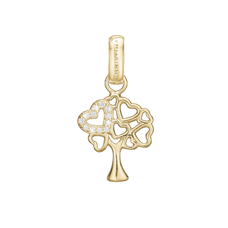 Load image into Gallery viewer, Tree Of Hearts Pendant handcrafted in Silver and finished with an 18ct Gold Finish.On its own or with a Necklaces.