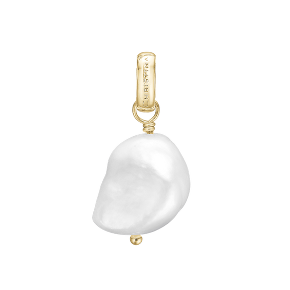 Pearl Dream Pendant handcrafted in Silver and finished with an 18ct Gold Finish.On its own or with a Necklaces.