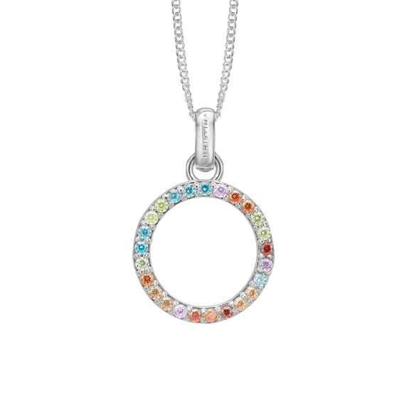 Sparkling Life Goals Pendant with Necklace handcrafted in Sterling Silver. Available as Pendant on its own or with a Necklaces.