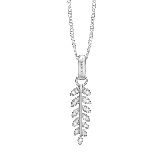 Forest Leaf Pendant with Necklace handcrafted in Sterling Silver. Available as Pendant on its own or with a Necklaces.