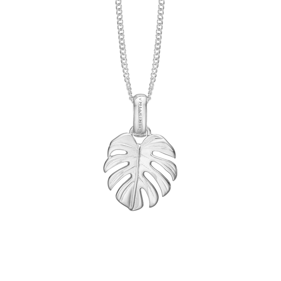 Tropical Forest Pendant with Necklace handcrafted in Sterling Silver. Available as Pendant on its own or with a Necklaces.