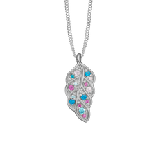 Load image into Gallery viewer, Peacock Pendant with Necklace handcrafted in Sterling Silver. Available as Pendant on its own or with a Necklaces.