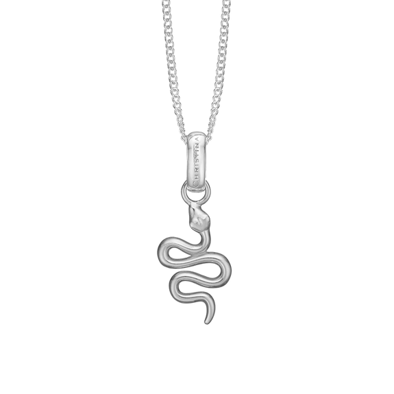 Snake Pendant with Necklace handcrafted in Sterling Silver. Available as Pendant on its own or with a Necklaces.