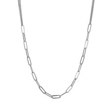 Load image into Gallery viewer, Joined Together Necklace handcrafted in Sterling Silver. 