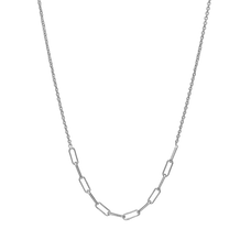 Load image into Gallery viewer, Joined Necklace Necklace handcrafted in Sterling Silver. 