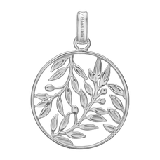 Load image into Gallery viewer, Leafy Petiole Pendant Handcrafted in Sterling Silver. Choose the Pendant on its own or with a choice of two lengths of Necklaces. The Necklaces come in two adjustable sizes, a 55cm that can be adjusted down to 40cm and a 90cm that can be adjusted down to 70cm.