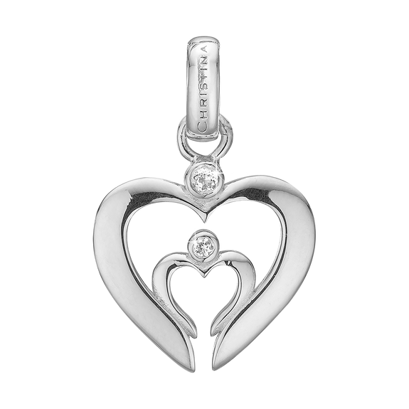Love & Care Pendant Handcrafted in Sterling Silver. Choose the Pendant on its own or with a choice of two lengths of Necklaces. The Necklaces come in two adjustable sizes, a 55cm that can be adjusted down to 40cm and a 90cm that can be adjusted down to 70cm.