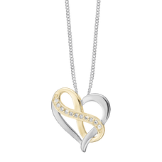 Load image into Gallery viewer, Love You Forever Pendant Handcrafted in Sterling Silver. Choose the Pendant on its own or with a choice of two lengths of Necklaces. The Necklaces come in two adjustable sizes, a 55cm that can be adjusted down to 40cm and a 90cm that can be adjusted down to 70cm.