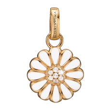 Load image into Gallery viewer, Marguerite Pendant Gold and White with Gemstones