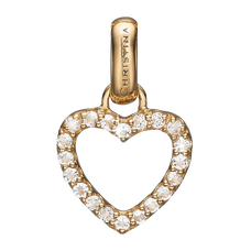 Load image into Gallery viewer, Topaz Heart Pendant Gold with Gemstones