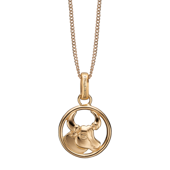 Zodiac Taurus Necklace Gold 