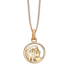 Load image into Gallery viewer, Zodiac Virgo Necklace Gold 