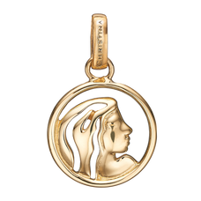 Load image into Gallery viewer, Zodiac Virgo Pendant Gold 
