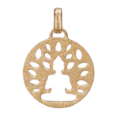 Load image into Gallery viewer, Meditation Pendant Gold 