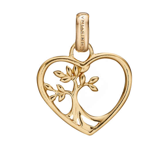 The Christina Jewelry's Tree Root Pendant is beautifully designed to subtly celebrate the starting point of Love & Life itself. For that special touch and to make your Pendent a bit more special all the Pendent in our collection are delicately and expertly handcrafted in 925 Sterling Silver and finished in 18ct Gold  Plating.