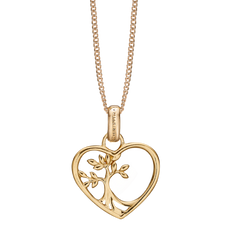 Load image into Gallery viewer, The Christina Jewelry&#39;s Tree Root Pendant is beautifully designed to subtly celebrate the starting point of Love &amp; Life itself. For that special touch and to make your Pendent a bit more special all the Pendent in our collection are delicately and expertly handcrafted in 925 Sterling Silver and finished in 18ct Gold  Plating.