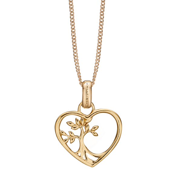 The Christina Jewelry's Tree Root Pendant is beautifully designed to subtly celebrate the starting point of Love & Life itself. For that special touch and to make your Pendent a bit more special all the Pendent in our collection are delicately and expertly handcrafted in 925 Sterling Silver and finished in 18ct Gold  Plating.