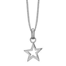 Load image into Gallery viewer, Star Necklace Silver 