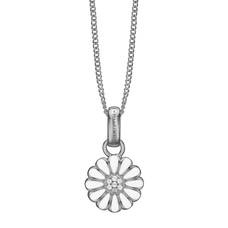 Load image into Gallery viewer, Small Marguerite Necklace Silver with Gemstones
